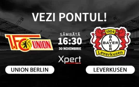 Union Berlin vs Leverkusen Ponturi Bundesliga 30.11.24
