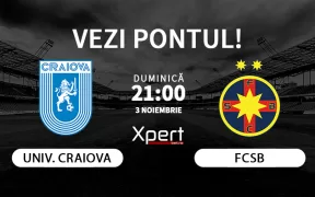 Universitatea Craiova vs FCSB Ponturi Superliga 03.11.24