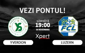 Yverdon vs Luzern Ponturi Elvetia 30.11.24