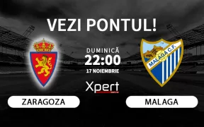 Zaragoza vs Malaga Ponturi LaLiga 2 17.11.24
