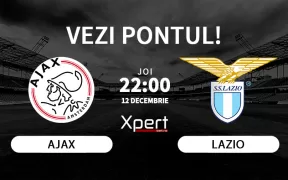 Ajax vs Lazio Ponturi Europa League 12.12.24