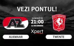 Alkmaar vs Twente Ponturi Olanda 21.12.24