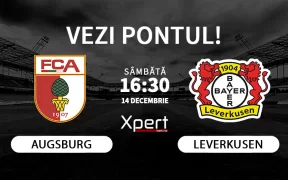 Augsburg vs Leverkusen Ponturi Bundesliga 14.12.24