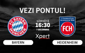 Bayern vs Heidenheim Ponturi Bundesliga 07.12.24