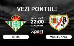 Betis vs Vallecano Ponturi LaLiga 22.12.24