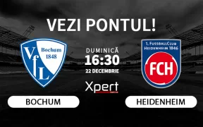 Bochum vs Heidenheim Ponturi Bundesliga 22.12.24