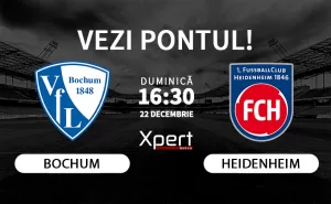 Bochum vs Heidenheim Ponturi Bundesliga 22.12.24
