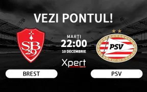 Brest vs PSV Ponturi Champions League 10.12.24
