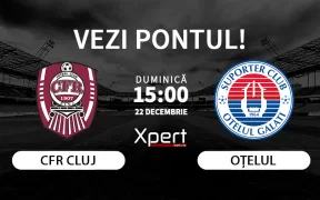 CFR Cluj vs Otelul Ponturi Superliga 22.12.24