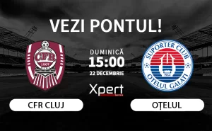 CFR Cluj vs Otelul Ponturi Superliga 22.12.24