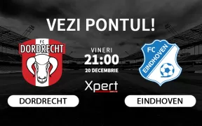 Dordrecht vs Eindhoven Ponturi Olanda 20.12.24