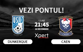 Dunkerque vs Caen Ponturi Ligue 2 16.12.24