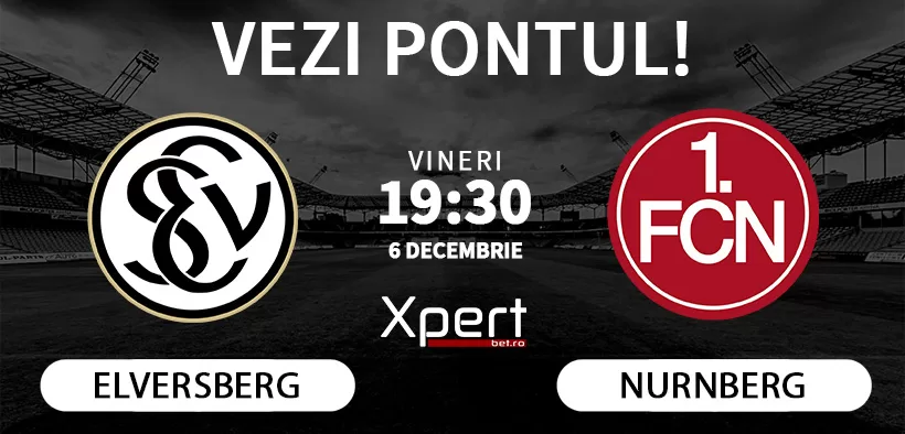 Elversberg vs Nurnberg Ponturi Bundesliga 2 06.12.24