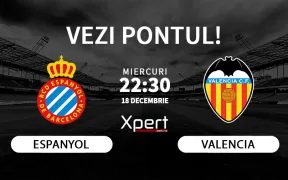 Espanyol vs Valencia Ponturi LaLiga 18.12.24