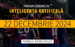 Ponturi Inteligenta Artificiala GG 22.12.24