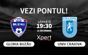 Gloria Buzau vs Universitatea Craiova Ponturi Superliga 21.12.24