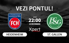 Heidenheim vs St Gallen Ponturi Conference League 19.12.24