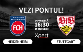 Heidenheim vs Stuttgart Ponturi Bundesliga 15.12.24