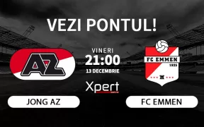 Jong AZ vs Emmen Ponturi Olanda 13.12.24