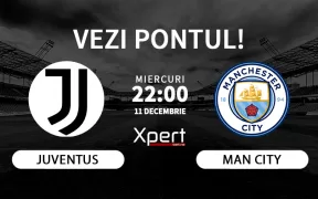 Juventus vs Manchester City Ponturi Champions League 11.12.24