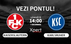 Kaiserslautern vs Karlsruher Ponturi Bundesliga 2 07.12.24