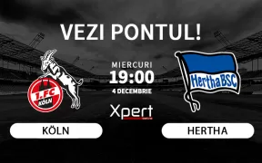 Koln vs Hertha Ponturi DFB Pokal 04.12.24