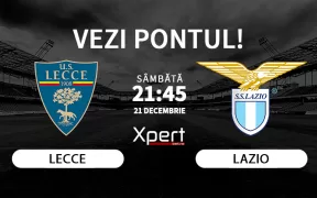 Lecce vs Lazio Ponturi Serie A 21.12.24