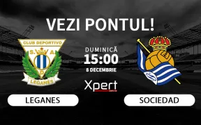 Leganes vs Real Sociedad Ponturi LaLiga 08.12.24