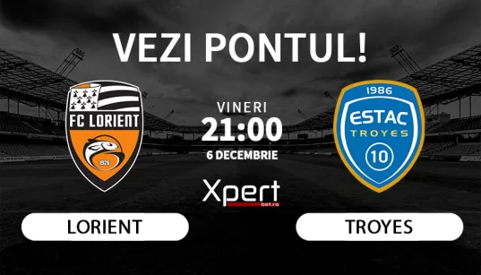 Lorient vs Troyes Ponturi Ligue 2 06.12.24