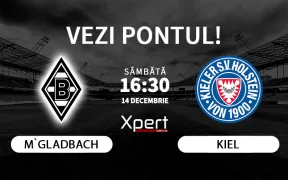Monchengladbach vs Kiel Ponturi Bundesliga 14.12.24
