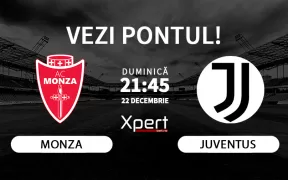 Monza vs Juventus Ponturi Serie A 22.12.24