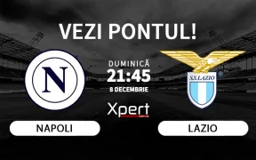Napoli vs Lazio Ponturi Serie A 08.12.24