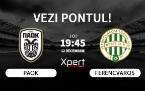 PAOK vs Ferencvaros Ponturi Europa League 12.12.24