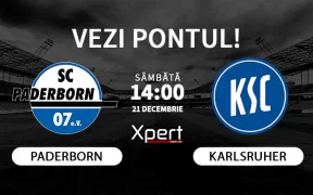 Paderborn vs Karlsruher Ponturi Bundesliga 2 21.12.24