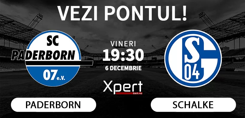 Paderborn vs Schalke Ponturi Bundesliga 2 06.12.24