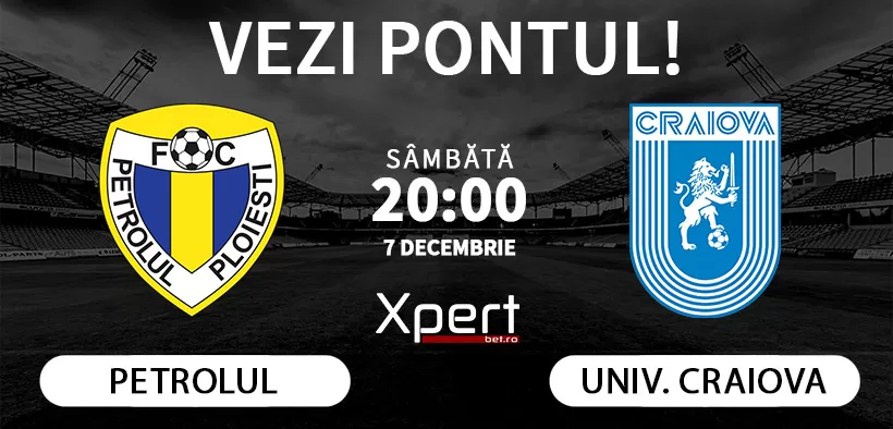 Petrolul vs Universitatea Craiova Ponturi Superliga 07.12.24