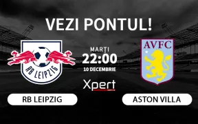 RB Leipzig vs Aston Villa Ponturi Champions League 10.12.24