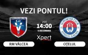 Ramnicu Valcea vs Otelul Ponturi Cupa Romaniei 05.12.24