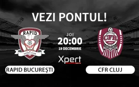 Rapid vs CFR Cluj Ponturi Cupa Romaniei 19.12.24