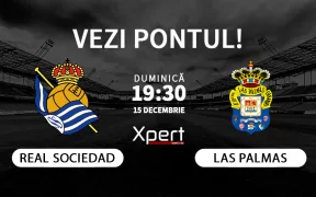 Real Sociedad vs Las Palmas Ponturi LaLiga 15.12.24
