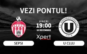 Sepsi vs U Cluj Ponturi Superliga 20.12.24