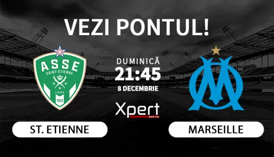 St Etienne vs Marseille Ponturi Ligue 1 08.12.24