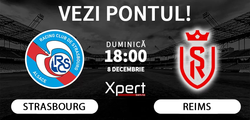 Strasbourg vs Reims Ponturi Ligue 1 08.12.24