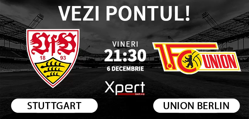 Stuttgart vs Union Berlin Ponturi Bundesliga 06.12.24