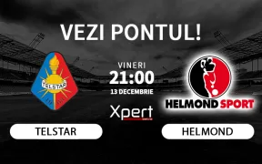 Telstar vs Helmond Ponturi Olanda 13.12.24