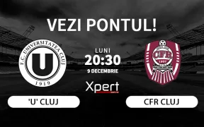 U Cluj vs CFR Cluj Ponturi Superliga 09.12.24
