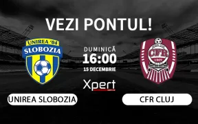 Unirea Slobozia vs CFR Cluj Ponturi Superliga 15.12.24