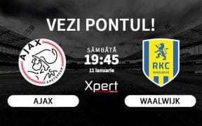 Ajax vs Waalwijk Ponturi Eredivisie 11.01.25
