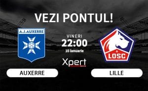 Auxerre vs Lille Ponturi Ligue 1 10.01.25