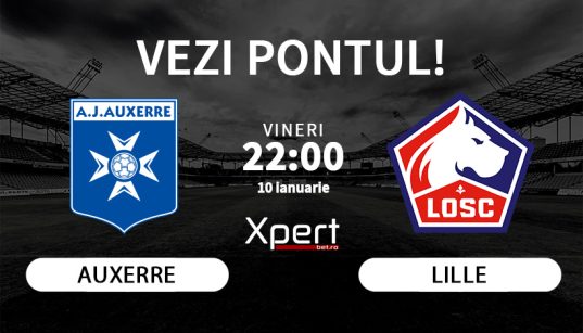 Auxerre vs Lille Ponturi Ligue 1 10.01.25